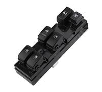 Power Window Control Switch Button Premium Quality Durable Direct Replacement for Tucson 2005 2010 Black Plastic 16x4.6cm