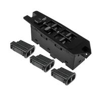 Power Window Control Switch For Daewoo N100 N150 Saloon 96179137 Power Master Window Lifter 96179135 96210779 96179136 1 Set Carbon Pattern(1 Set Carbon Pattern)