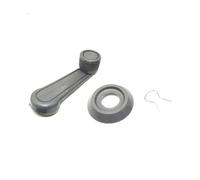 Power Window Regulator Car Window Lifter Hand Cranked Handle Car Window Connect Handle Hand Universal Winder Crank Color Lever Door 2 Window Regulator Bracket(Gray)