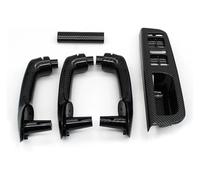 Power Window Regulator For VW For Bora For Golf 4 For MK4 For Jetta For Passat Interior Door Handle R-Gray 8PCS RHD Car Window Switch Panel Trim Inside Pull Replacement(R-carbon 8pcs)