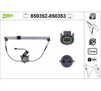 Power Window Regulator with motor VALEO Left Front Fits Renault Scenic 5DR 96-03