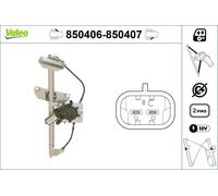 Power Window Regulator with motor VALEO Left Front Fits Toyota Avensis T22 97-03