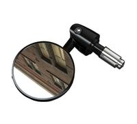 Power Window Switch 2pcs 1Pair Motorcycle Rearview Handle Bar End Mirrors Moto Accessories 16mm Universal Motorbike Handlebar Round 7/8" Double Windows Switchs(Flat mirror)