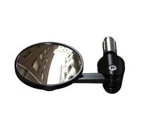 Power Window Switch 2pcs 1Pair Motorcycle Rearview Handle Bar End Mirrors Moto Accessories 16mm Universal Motorbike Handlebar Round 7/8" Double Windows Switchs(Convex mirror)