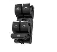Power Window Switch 5G0959857D Power Master Window Lifter Switch Replacement for Volkswagen Golf For Skoda Superb BJ 2015-2017 5 Parts 5G0959857C-10Pins(5G0959857C-10Pins)