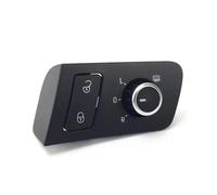 Power Window Switch Button For VW For Touran For Caddy 2003-2017 Car Side Door Control Switch Mirror Adjust Knob Automobiles Interior Replacement Parts Window Lifter Switch(1pcs2)
