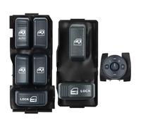 Power Window Switch Button Power Window Switch For Chevrolet C K Series For Blazer S10 For Tahoe For GMC Jimmy Sonoma For Yukon 15151356 15151360 15151362 15009690(4 Door Switch Set)