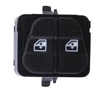 Power Window Switch Compatible With VW For Golf 1H0959855 1H0959855C Green Backlight Power Window Switch(12 Pins)