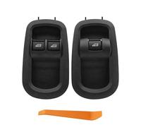Power Window Switch Control Button Fit for Ford Transit MK8 Custom 2014-2019 2-Door Replace 2029885 1791339 GK2T 14A132 CA BK2T-14529-AB BK2T14529, Left Driver and Right Passenger Side Window Switch