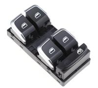Power Window Switch Driver Compatible With A4 S4 RS5 For Allroad B8 Q5 A5 2008-2015 8K0959851F 10 Pins 8K0959855B 4 Pins Power Electric Chrome Window Switch(B)