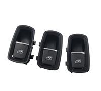 Power Window Switch Fits for Panamera For Cayenne For Macan 2010-2018 Power Passenger Driver Window Control Switch Button Console 7PP959858AEDML (Color : With Window Logo)(3 single switches)