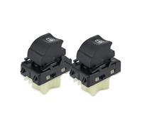 Power Window Switch For Captur For Clio For Duster For Logan 2010-2021 Power Window Control Switch Single Button 254218614R 254217475R Windows Lift Switchs(2PCS)