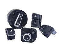 Power Window Switch For Eos For Golf MK5 MK6 For GTI For Scirocco For Polo For Rabbit 2 Door Window Headlights AUTO Rearview Mirror Switch Lifter Button Switc(1)