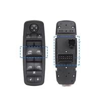 Power Window Switch For Jeep For Liberty 2008 2009 2010 2011 2012 Master Power Window Control Switch 4602544AG 68030822AB 04602632AG(4602632AG)