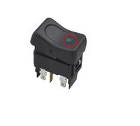 Power Window Switch For Scania Serie 3 4 Truck Car Electric Power Window Lifter Control Switch Single Push Button 1488066 1434808 6 Pins Double Windows Switchs(With lights)