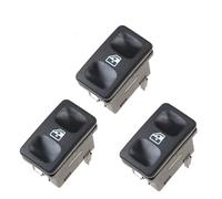 Power Window Switch For VW For Wagen For Golf For Jetta For MK2 For Polo 1985-1992 191959855 Auto Parts Black Electric Window Single Switch Button Lifter(3 pcs)