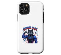 Power Wolf Storm Energy Cartoon Character Case for iPhone 11 Pro