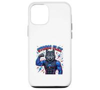 Power Wolf Storm Energy Cartoon Character Case for iPhone 12/12 Pro