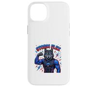Power Wolf Storm Energy Cartoon Character Case for iPhone 14 Plus