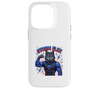 Power Wolf Storm Energy Cartoon Character Case for iPhone 14 Pro