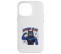 Power Wolf Storm Energy Cartoon Character Case for iPhone 14 Pro Max