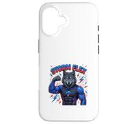 Power Wolf Storm Energy Cartoon Character Case for iPhone 16