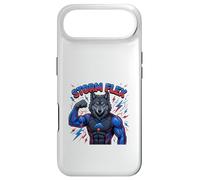 Power Wolf Storm Energy Cartoon Character Case for iPhone Air