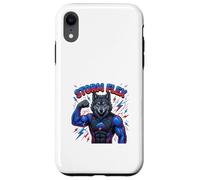 Power Wolf Storm Energy Cartoon Character Case for iPhone XR