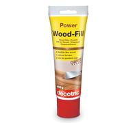 Power Wood-Fill: Ready-to-Use Wood Repair Filler For Cracks & Holes, Natural Brown Finish, Sandable, Slightly Elastic, Crack-Free, High Filling Capacity, Indoor & Outdoor Use, 400 g - decotric