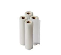 Power XL Vacuum Nutrisealer Sealer Food Bag Rolls - Pack of 4 Food Sealer 4x6m - Air Sealing For Meal Preservation - Dry & Moist Foods & Liquids - Bag Roll (Bag Refill Kit)