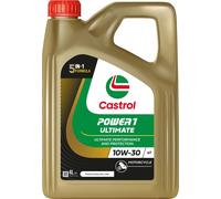 1 x Castrol Power 1 Ultimate 10W30 4T Fully Synthetic Motorcycle Engine Oil - 4L