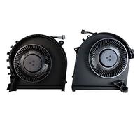 Power4Laptops 12 Volt GeForce RTX2080 Graphics Version Replacement Laptop Fan (Pair) Compatible With HP Omen 17-cb0006nm