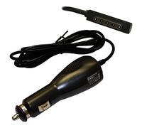 Power4Laptops DC Adapter Laptop Car Charger Compatible With Microsoft Surface 2