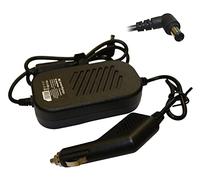 Power4Laptops DC Adapter Laptop Car Charger Compatible With Sony Vaio SVE1712C1E