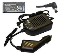Power4Laptops DC Adapter Laptop Car Charger Compatible With Sony Vaio VPCY2