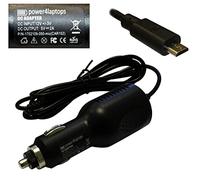 Power4Laptops DC Adapter Tablet Car Charger Compatible With Lenovo S2109
