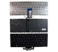 Power4Laptops French Layout Backlit Black Replacement Laptop Keyboard Compatible With HP Pavilion 14-ab131TU