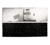 Power4Laptops French Layout Backlit Black Replacement Laptop Keyboard Compatible With Toshiba Satellite P50t-A-123