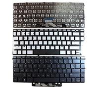 Power4Laptops French Layout Backlit Blue Replacement Laptop Keyboard Compatible With HP Pavilion 14-dv2025nn