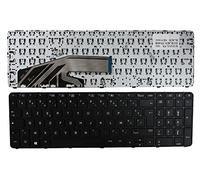 Power4Laptops French Layout Black Frame Black Replacement Laptop Keyboard Compatible With HP ProBook 455 G3