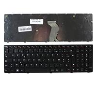 Power4Laptops French Layout Black Frame Black Replacement Laptop Keyboard Compatible With Lenovo B590