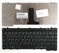 Power4Laptops French Layout Black Replacement Laptop Keyboard Compatible With Toshiba Satellite A300-1BI