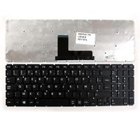 Power4Laptops French Layout Black Replacement Laptop Keyboard Compatible With Toshiba Satellite S50-BBT2N22