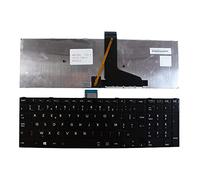 Power4Laptops French Layout Glossy Black Frame Backlit Black Replacement Laptop Keyboard Compatible With Toshiba Satellite C70-B-326