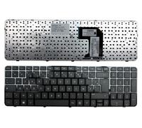 Power4Laptops French Layout Glossy Black Frame Black Replacement Laptop Keyboard Compatible With HP Pavilion G7-2004SL