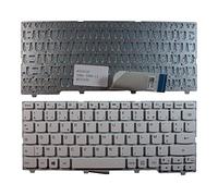 Power4Laptops French Layout White Replacement Laptop Keyboard Compatible With Lenovo IdeaPad 100S (11 Inch)