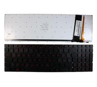 Power4Laptops German Layout Backlit Black Replacement Laptop Keyboard Compatible With Asus N56VZ/i3/i5