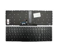Power4Laptops German Layout Backlit Black Replacement Laptop Keyboard Compatible With Lenovo IdeaPad 510S-15ISK