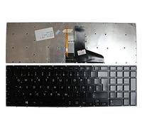 Power4Laptops German Layout Backlit Black Replacement Laptop Keyboard Compatible With Toshiba Satellite P50t-A-123