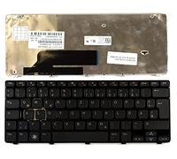Power4Laptops German Layout Black Frame Black Replacement Laptop Keyboard Compatible With Dell Inspiron M101Z